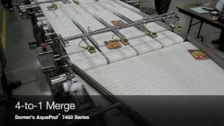 4to1 Packaging Conveyor Merge [upl. by Eednas734]