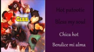 Glee Hot Patootie  Bless My Soul Lyrics  Español [upl. by Htebazil]