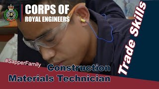 Corps of Royal Engineers  Construction Materials Technician [upl. by Chui]