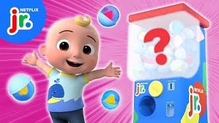 Toy Machine Surprise Collect Prizes from CoComelon Lane 🌟 Netflix Jr [upl. by Delisle]