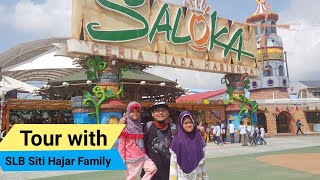 Tour Saloka Theme Park With SLB Siti Hajar Family [upl. by Saito]