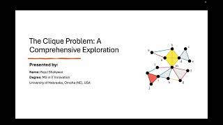 Understanding the Clique Problem NPCompleteness Applications and Future Solutions [upl. by Fasa]