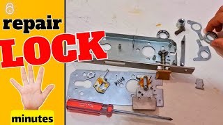 repair and mortise lock just in 5 minutes install door lock switch [upl. by Wei758]