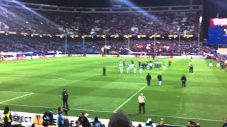 Atl Madrid  Hannover 96 Stimmung im Stadion [upl. by Atiken]