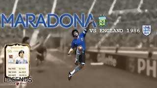 MARADONA GOAL OF THE CENTURY VS ENGLAND  FIFA 14 WORLD CUP [upl. by Jasmine]