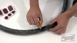 How To Fix A Punctured Bicycle Tube [upl. by Nnylamme684]