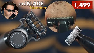 Xiaomi UniBlade Trimmer review  perfect for beard trim hair trim and close shave [upl. by Dranreb454]