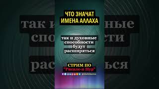 ЧТО ЗНАЧАТ ИМЕНААЛЛАХА  рисалеинур ислам иман религия акыда вероубеждение веравБога Аллах [upl. by Frohman833]