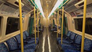 London Underground Ride 1996 Tube Stock North Greenwich  Canary Wharf Jubilee Line 1080p50 ᴴᴰ [upl. by Airehc]