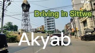 Driving in Sittwe Akyab [upl. by Dell]