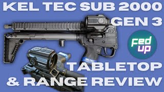 Kel Tec Sub 2000 Gen 3 Tabletop amp Range Review Part 1 [upl. by Jovi]