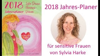 2018 Jahresplaner für hochsensible Frauen Zeitmanagement Hochsensibel [upl. by Opiuuk]