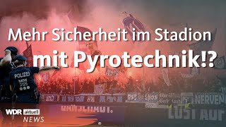 DFB diskutiert über Pyrotechnik im FußballStadion Bald kein Verbrechen mehr  Aktuelle Stunde [upl. by Naibaf]