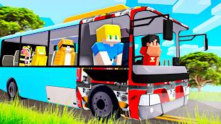 Fizemos a Maior Viagem de Ônibus Realista no Minecraft [upl. by Carmela630]