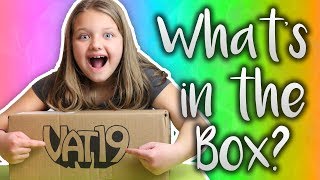 VAT19 MEGA Mystery Box UnboxingFun and Crazy Kids [upl. by Schmidt17]