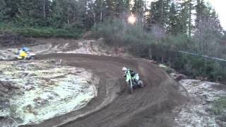 Sechelt Sand Track KX250 2stroke Alex Dewar [upl. by Oneg710]