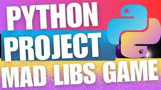 Python Beginner ProjectBuild A Simple Mad Libs Game pythonforbeginners pythonprojects python [upl. by Eirhtug]