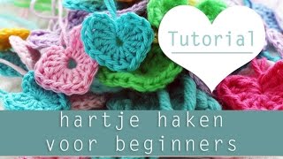 hartje haken tutorial Voor Absolute Beginners [upl. by Schellens]