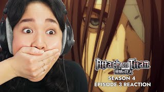 EREN IS BACK  Attack on Titan Reaction  S4 Ep 3 quotThe Door of Hopequot [upl. by Noiraa380]