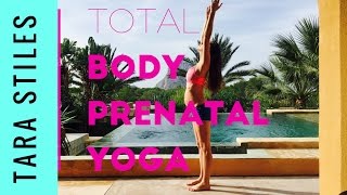 10 Minute Total Body Prenatal Yoga amp Gentle Stretch [upl. by Ait]