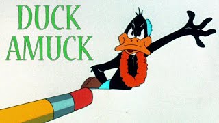 Duck Amuck 1953 Merrie Melodies Daffy Duck Cartoon Short Film  Review [upl. by Ahtanamas558]