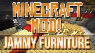 Minecraft Mod  Jammy Furniture [upl. by Atinaej789]