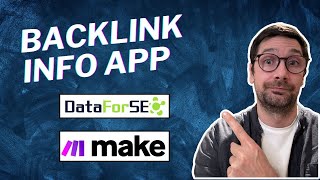 Simple Domain Analysis App w DataForSEO and Makecom [upl. by Annodas654]