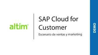 SAP Cloud for Customer Area comercial y marketing [upl. by Follansbee411]