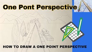 One Point Perspective Drawing [upl. by Smith]