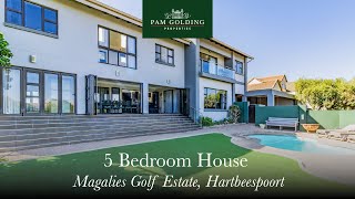 5 Bedroom house for sale  Magalies Golf Estate  Hartbeespoort [upl. by Lleumas]