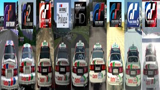 Evolution of the Toyota CELICA GTFOUR Rally Car in Gran Turismo [upl. by Giefer]