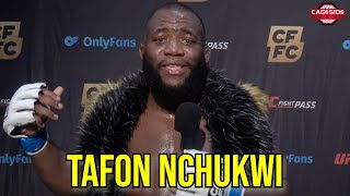 Tafon Nchukwi CFFC 134 PostFight Interview [upl. by Haroldson]