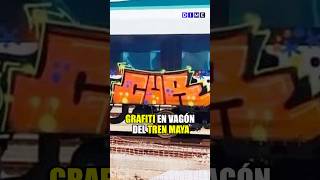 Vandalizan vagón del Tren Maya [upl. by Laris]