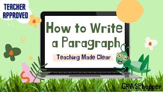 How to Write a Paragraph for Kids Teaching Lesson in English [upl. by Dygal]