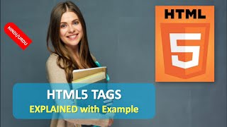 HTML5 ALL TAGS EXPLAINED with Example  HTML5 TAGS  html5 css3 IN HINDI [upl. by Crista]