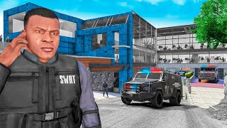 MANSÃO DO FRANKLIN VIROU UMA BASE DA SWAT NO GTA 5 [upl. by Low622]