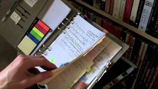 A5 Domino Filofax Review [upl. by Ellehsat]