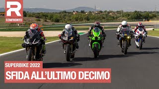 Comparativa Superbike 2022  Aprilia Ducati Honda Kawasaki Yamaha  Qual è la migliore 4K [upl. by Erlene811]