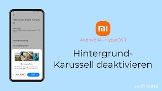 HintergrundKarussell deaktivieren  Xiaomi Android 14  HyperOS 1 [upl. by Aleak]