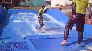 UKs first Flowrider at Merton Hotel Jersey [upl. by Branen]