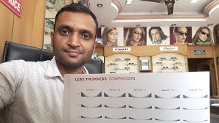 What Are High Index Lenses  High Index Glasses  Thin Glasses  For Spectacles [upl. by Heinrike]