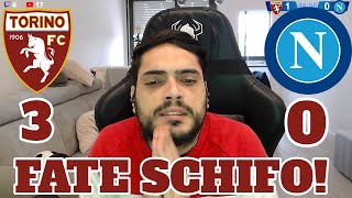 FATE SCHIFO🤮  TORINO 3  0 NAPOLI💙 AVETE ROTTO IL C🍆ZO‼  HL REACTION 🎬 [upl. by Ibloc677]