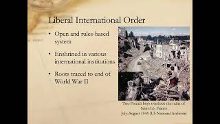 The Liberal International Order [upl. by Briant]