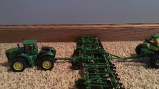 Planting wheat with my new air seeder [upl. by Etnom411]