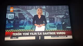 2017 İstanbul Gece Kulübü Saldırısı Şebnem Sunar Küçük Atv Ana Haberde [upl. by Aisenet514]