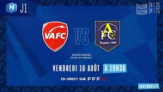 J1 I Valenciennes FC vs Aubagne FC en replay I National FFF 20242025 [upl. by Rehpotsrhc]