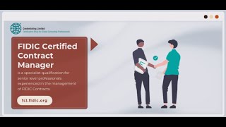 Invest in yourself Become a FIDIC Certified Contract Manager today [upl. by Einnaej]