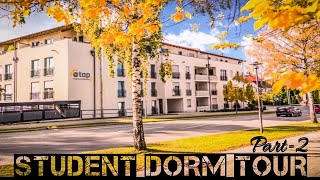 Room Tour of Student Dorm in Germany  PART 2  top wohnen Deggendorf  ft Sreevishal [upl. by Ecnar869]