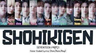 SEVENTEEN 세븐틴  Shohikigen 消費期限 Lyrics Color CodedKanRomEng [upl. by Dittman716]