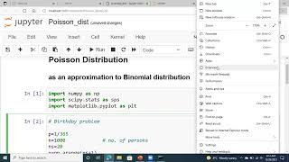 Binomial and Poisson distributions Python functions [upl. by Sebastian559]